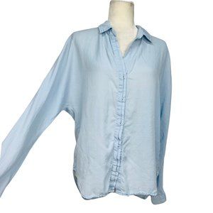 Anthropologie Cloth & Stone Button Down Shirt Dolman Sleeves Small